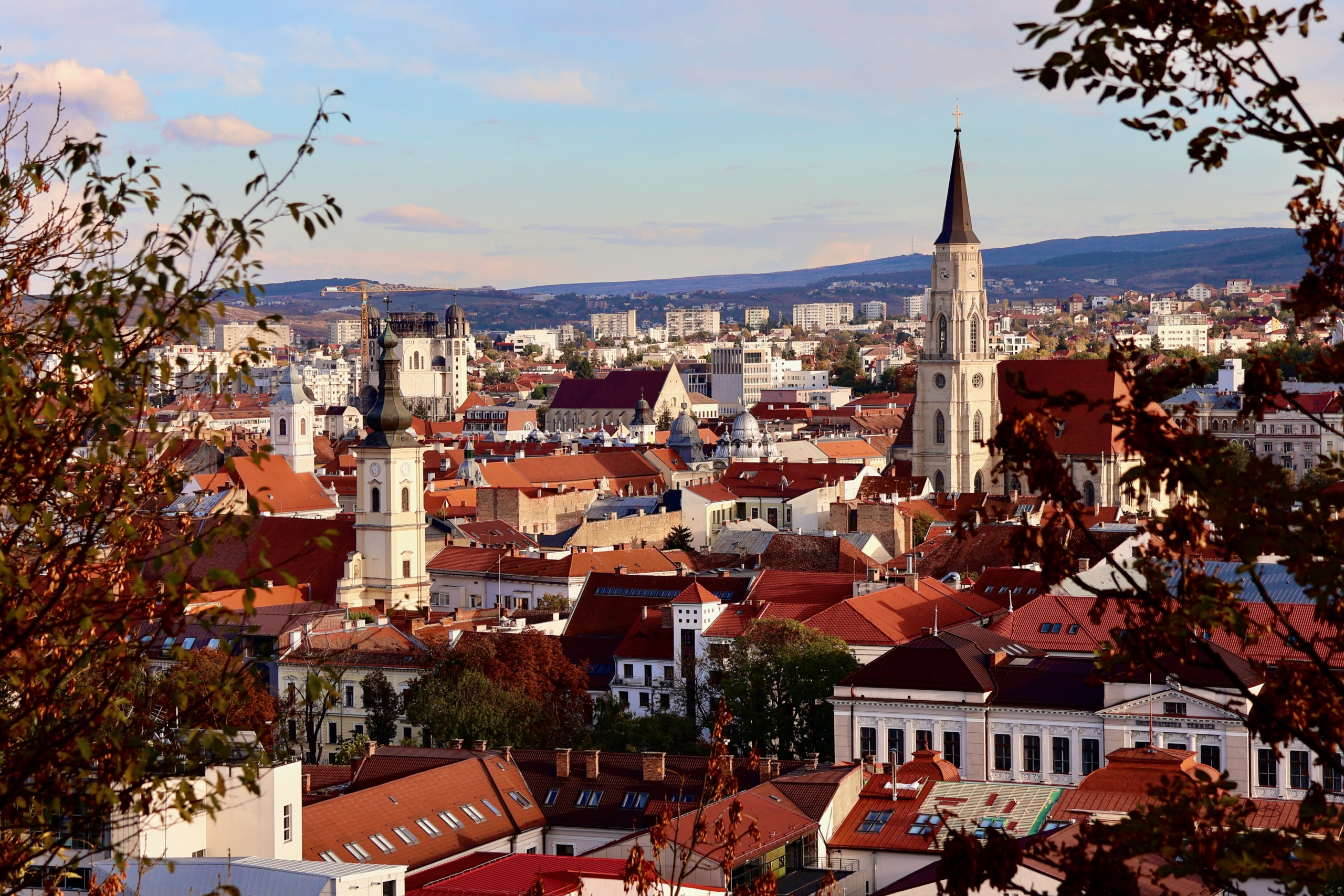 Cluj-Napoca from Cetățuia Park